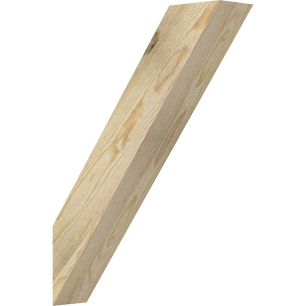 Ekena Millwork 4"W x 18"D x 24"H Traditional Rough Sawn Knee Brace, Douglas Fir BRC04X18X24TRA00RDF - main